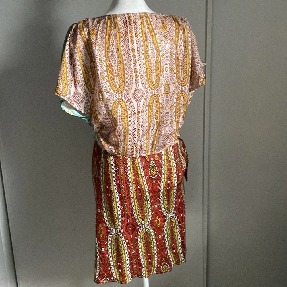 New Anthropologie Women’s 2 Piece Boho Resort Summer Skirt Crop Top Cover Up Set - Picture 5 of 8